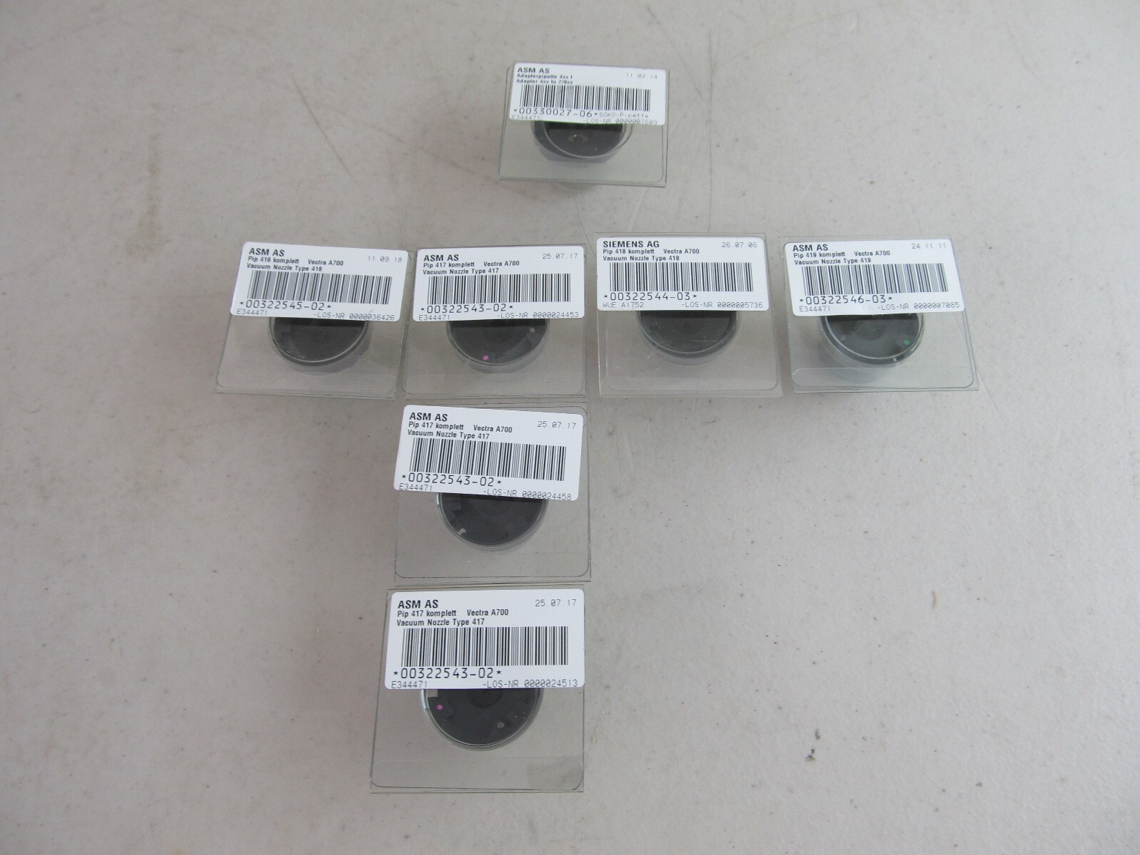 NEW Siemens Vacuum Nozzle Type 416 417 418 419 Vectra A700 + Adapter pipette 4xx