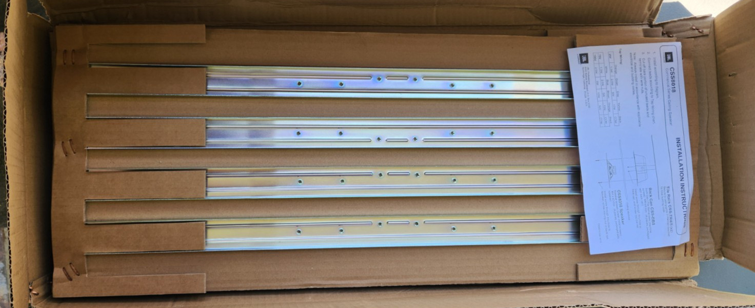 (12 Pcs) CSS-TR4/8×12 Tile Rails for CSS-BB4x6 and CSS-BB8x6 backcans