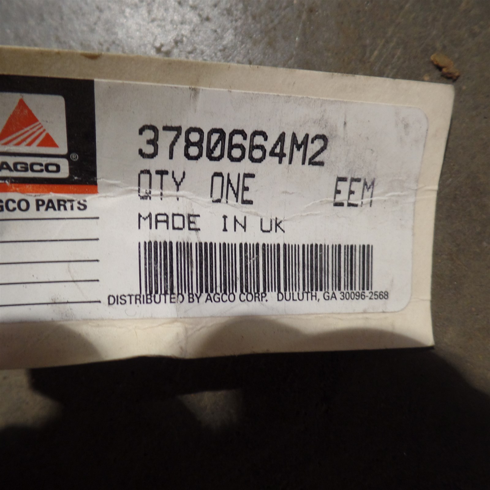 3780664M2 STEERING TIE ROD AGCO MASSEY FERGUSON 6110 6120 6130 6140 6150 MORE