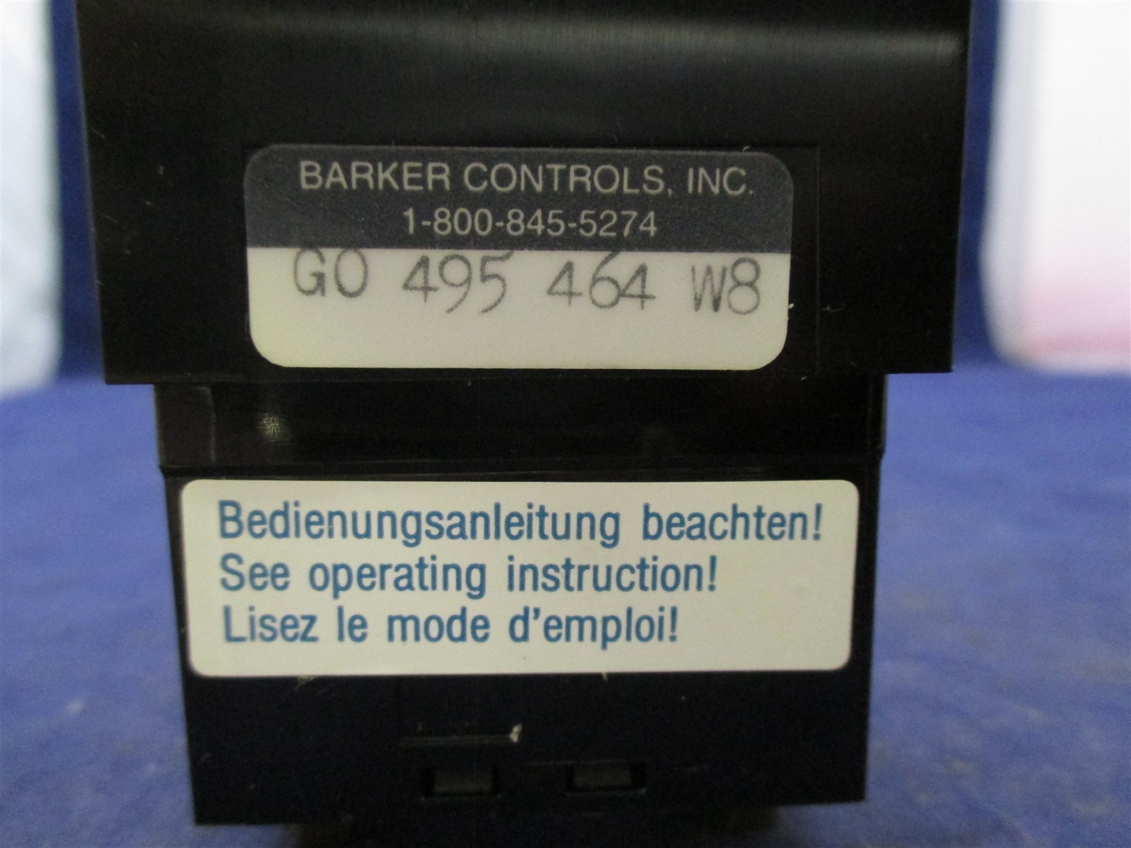Barker Controls G0 495 464 W8