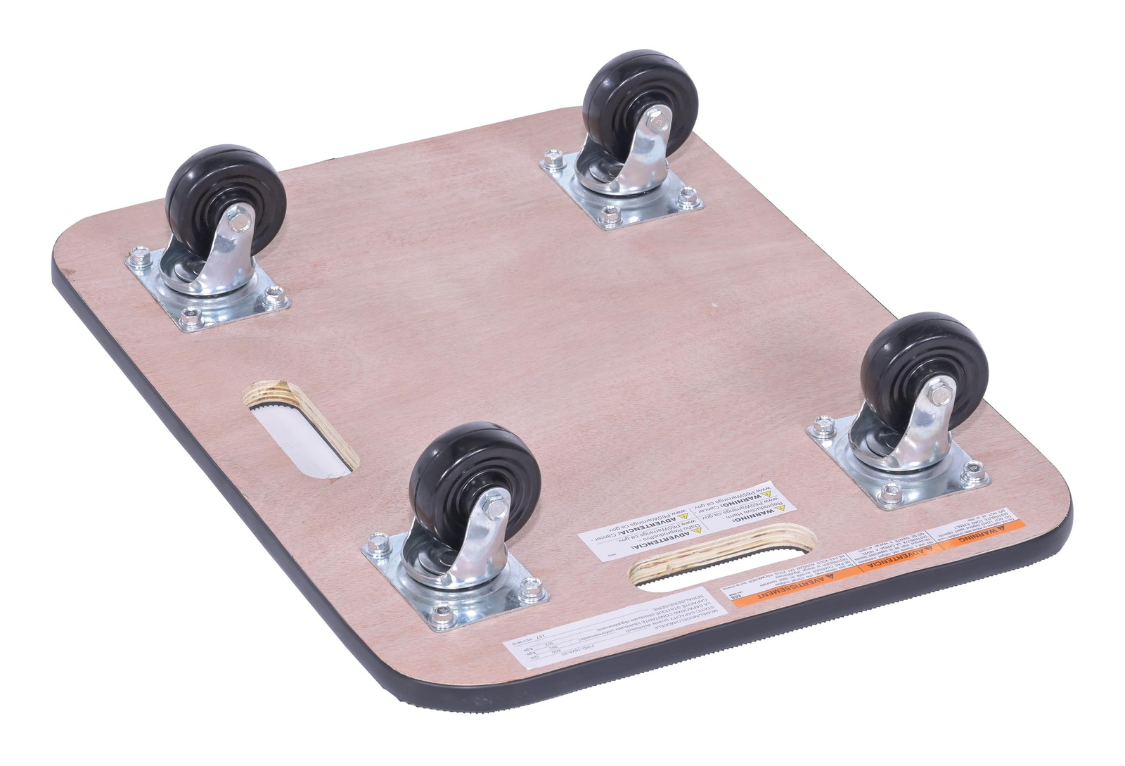 Vestil FWD-1824-3R Fiberwood Dolly with 3″ Rubber Casters 800 lbs Capacity