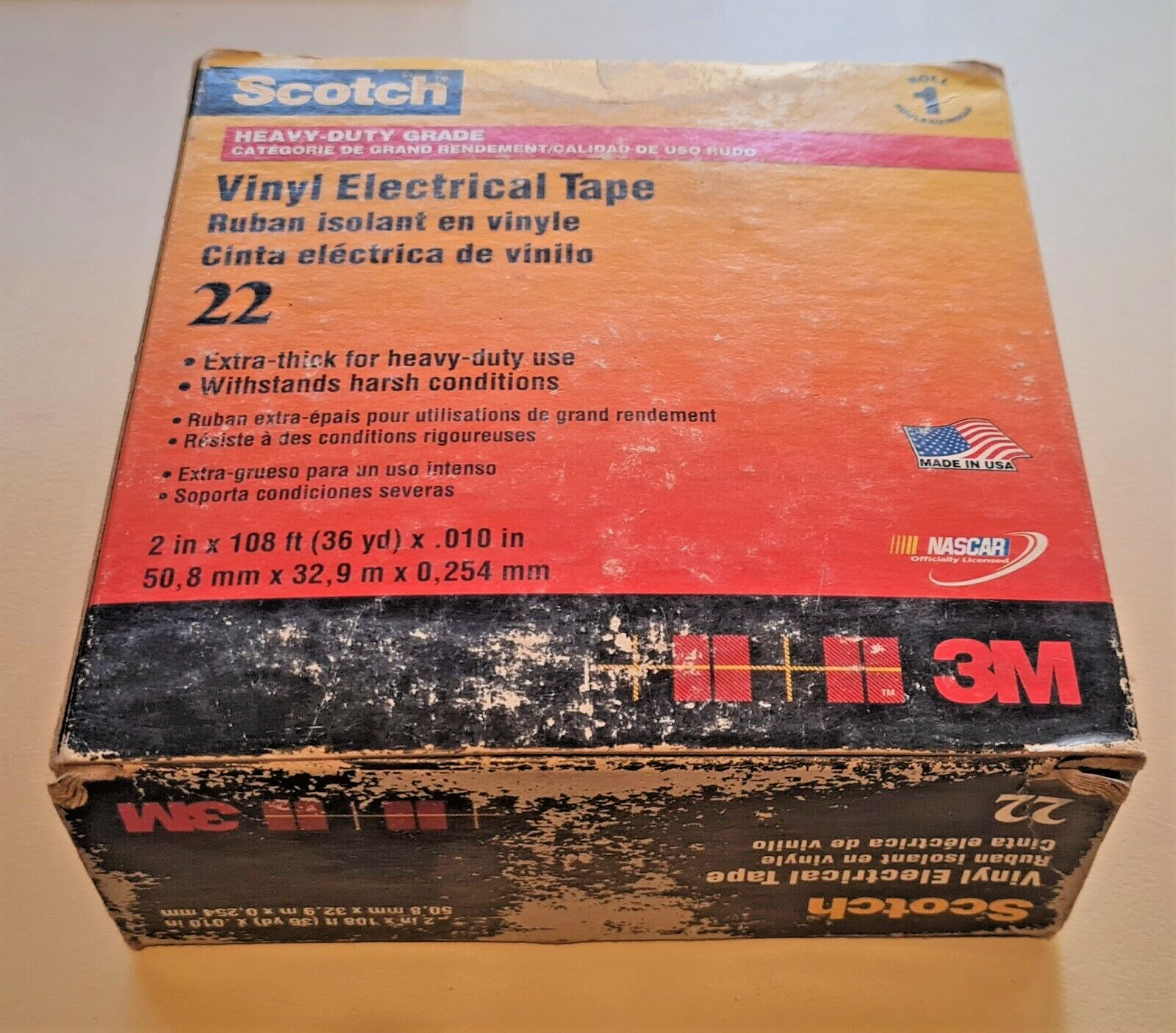 3M Scotch 22 Heavy Duty Vinyl Electrical Tape – Black 50.8 mm*32.9 m*0.254 mm