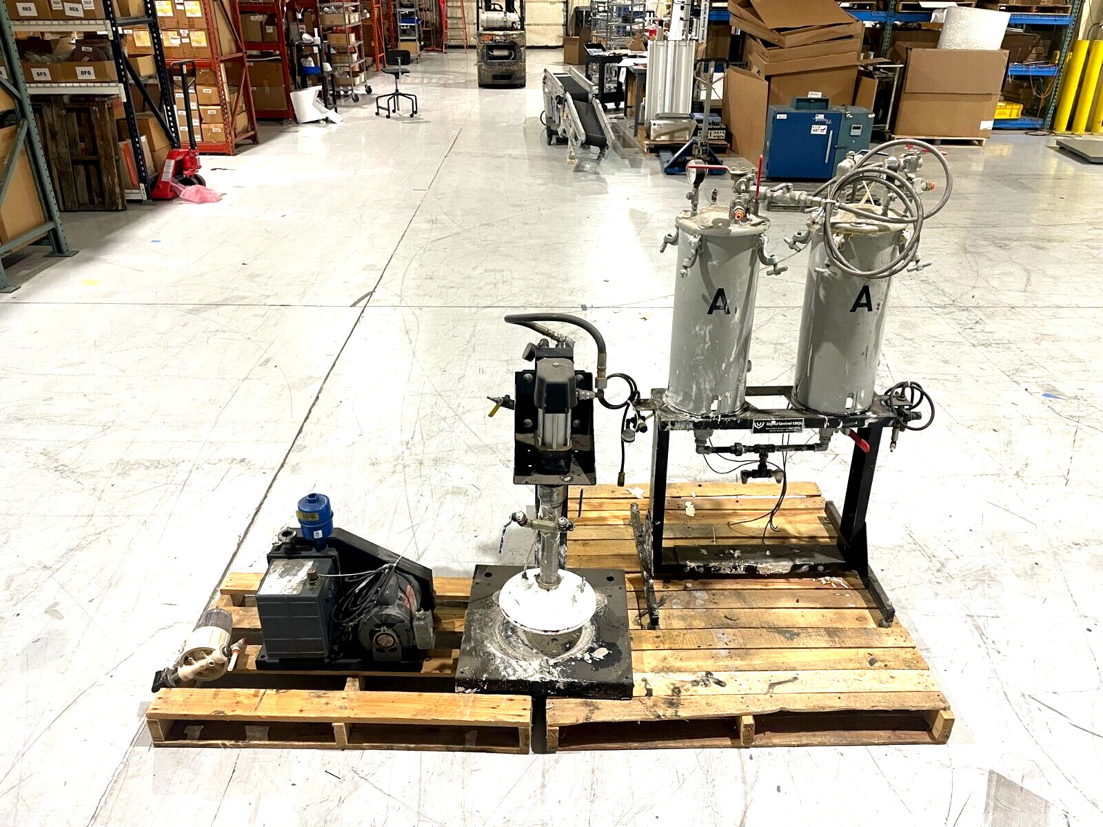 Liquid Control Tanks ARO 651605 Pump, Welch Duo-Seal Vacuum, Silicone Dispensing
