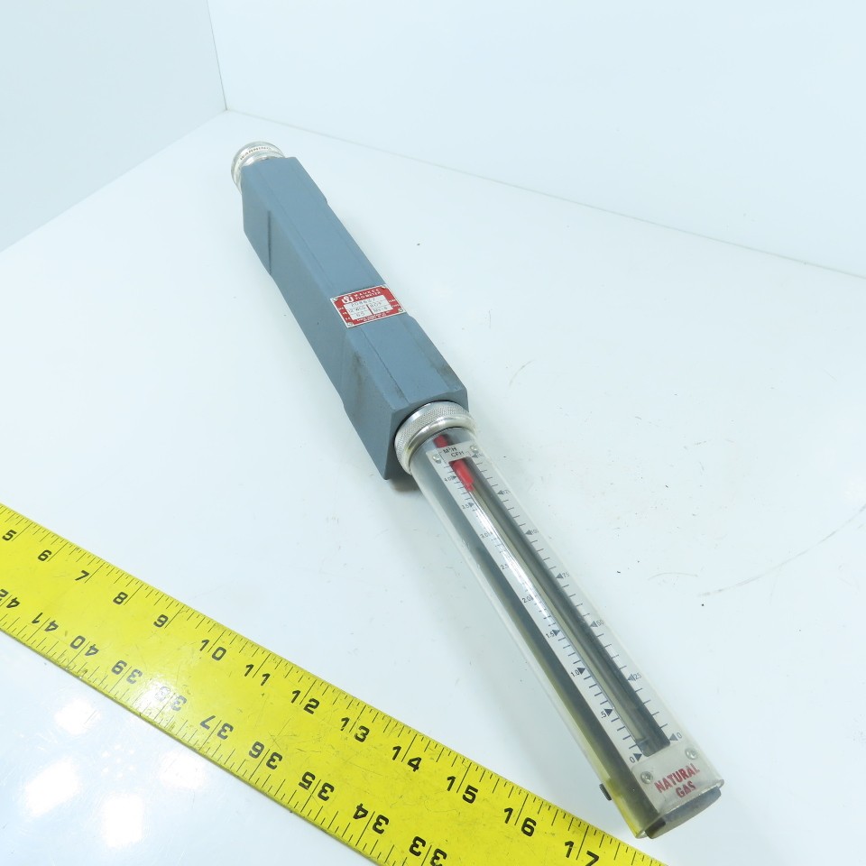 Waukee MV-6 Flo-Meter Gas Flow Meter 80°F SG 0.65 PR. 12 WCG 3/4″ NPT