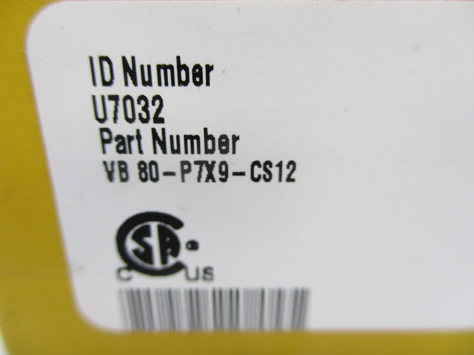TURCK VB80-P7X9-CS12 U7032 10-48VDC 5A NSMP