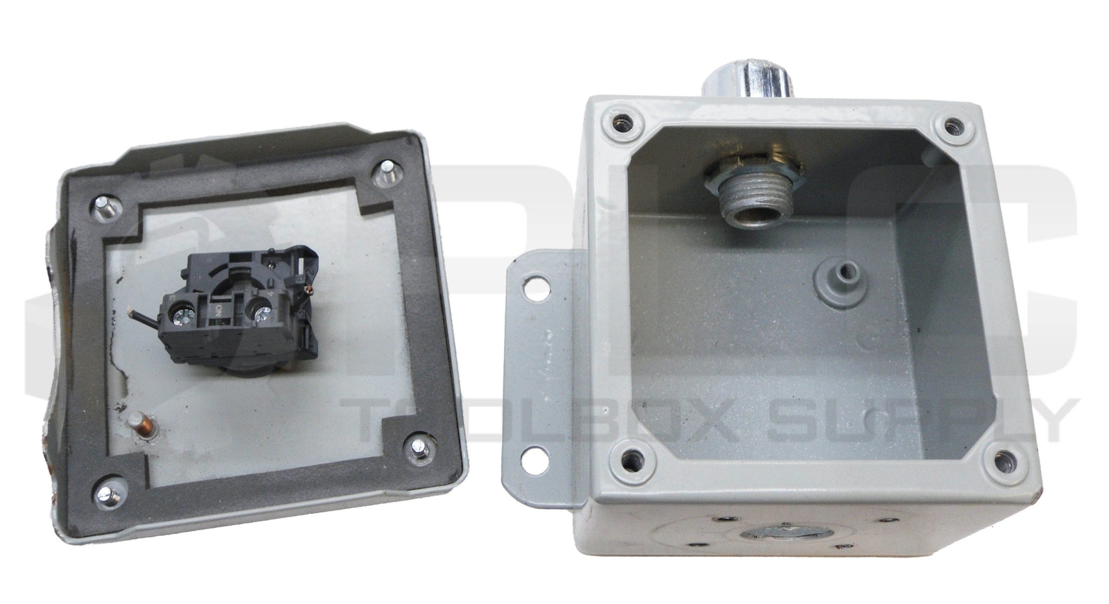 HOFFMAN A4048C INDUSTRIAL CONTROL PANEL ENCLOSURE 4-1/4″ X 4-1/4″ X 3-1/4″