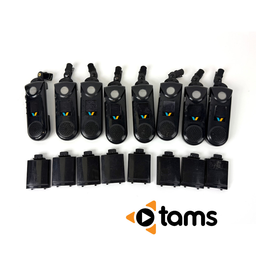 Lot of 8 – Vocera B3000n Communication Badges w/ Batteries