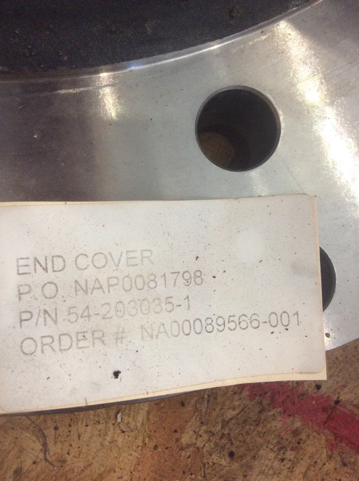 GL&V BELOIT BEARING COVER 54-203035-1. 304 SS 10-3/4” ID, 25-1/2” OD X 5-7/8” W