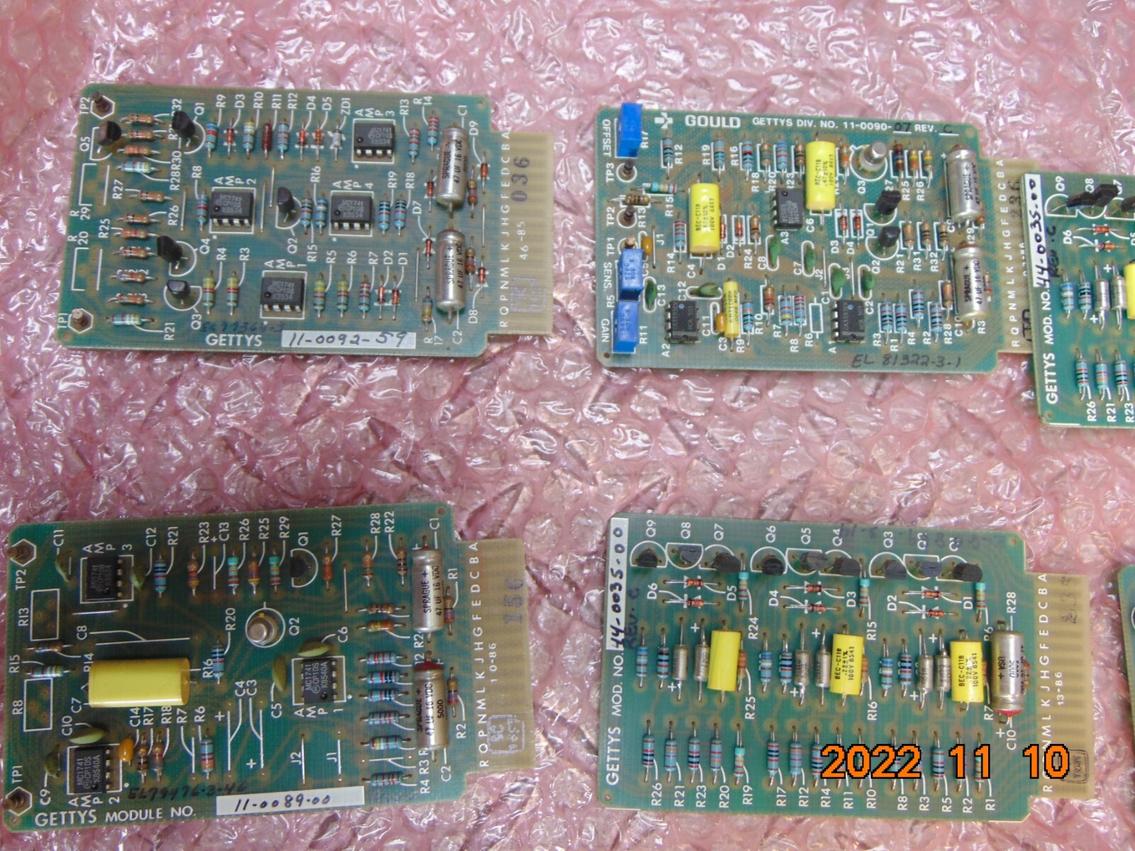 GETTYS 11-1025-08 RN350 THREE PHASE HALF WAVE CONTROLLER 240-300VAC 33/66 AMP