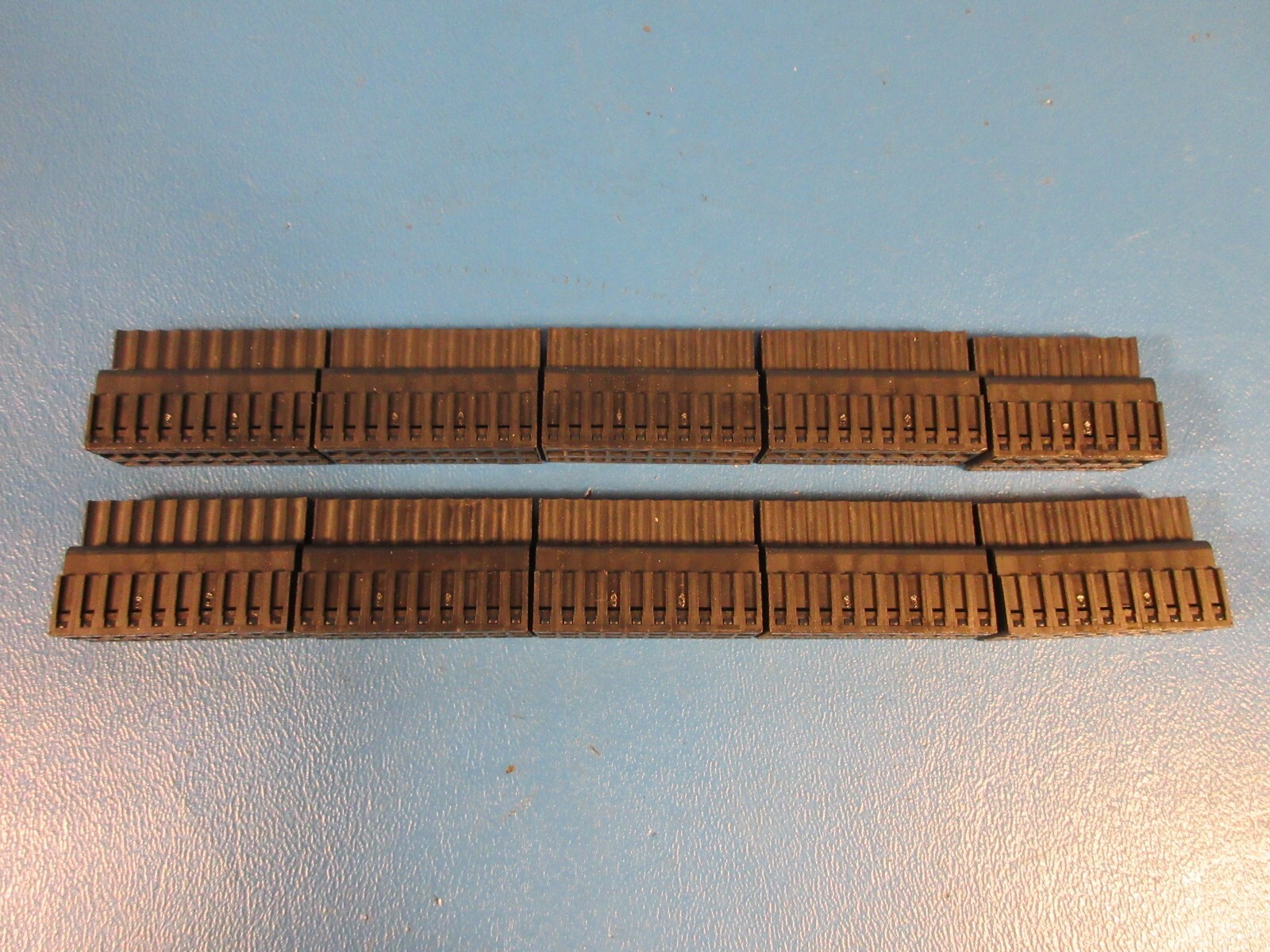 LOT OF 10 Weidmuller 1691190000, BLZF 3.50/10/180 SN, BK, PCB Female Plug-in