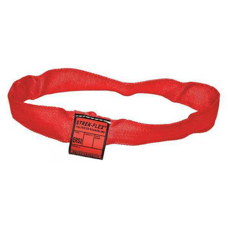 Stren-Flex Strers5-06 Round Sling, Endless, Red, 6Ft. L, Polyester