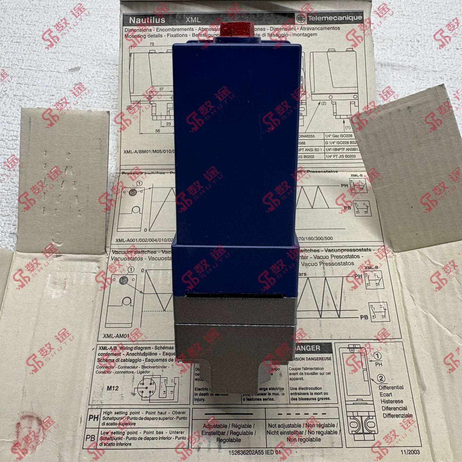 Schneider/Telemecanique XMLA004C2S11 Pressure switch#1pcs new in box