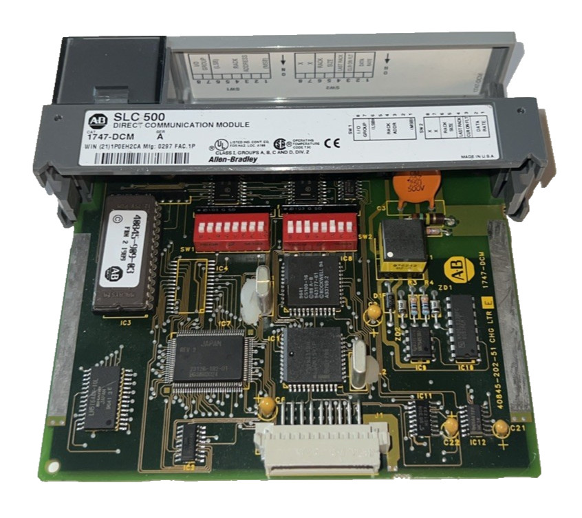 ALLEN BRADLEY 1747-DCM SLC 500 SER. A DIRECT COMMUNICATION MODULE