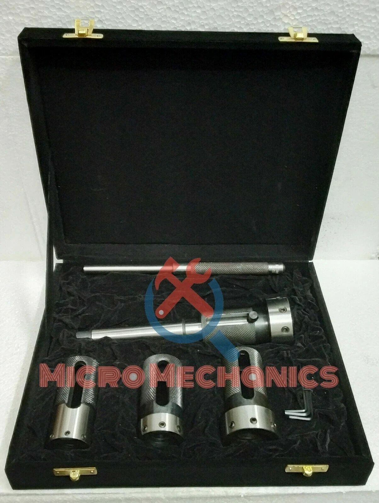 Lathe Tailstock Die Holder Box Set Of 4 Floating Type MT3 SHANK Holds Metric Die