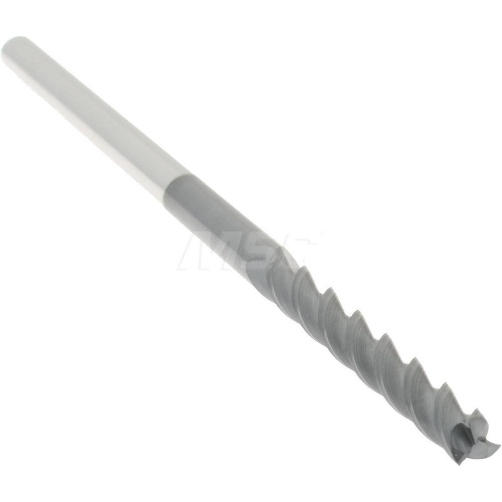 Accupro 12182237 Square End Mill: 1/8″ Dia, 1″ LOC, 1/8″ Shank, 3″ OAL
