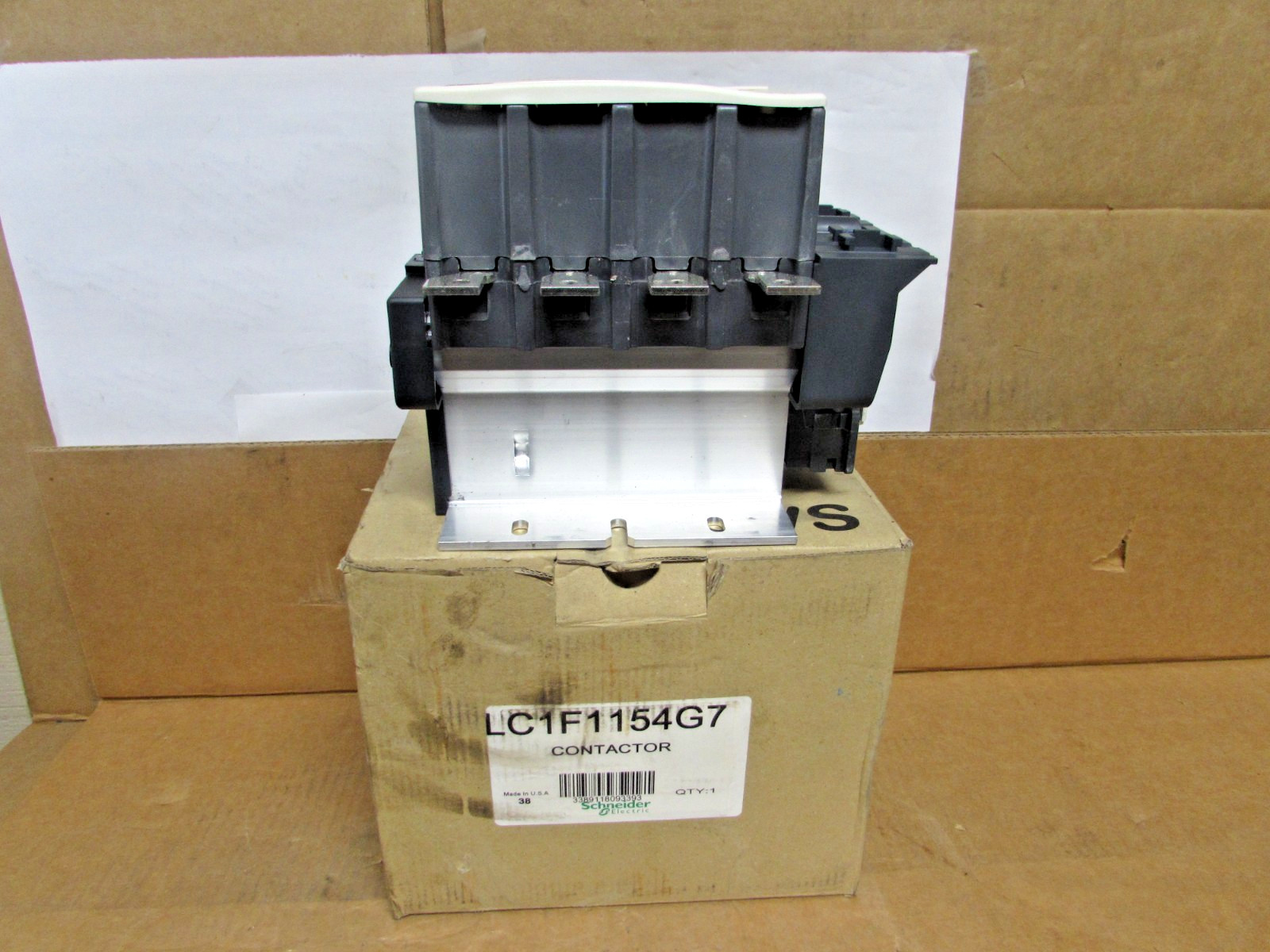SCHNEIDER LC1F1154G7 4-POLE CONT. 200AMP COIL VOLT:110Vdc ( NEW IN BOX!!!!!!!! )