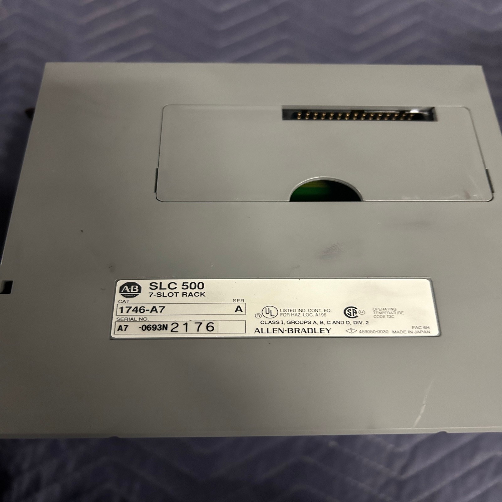 Allen-Bradley SLC 500 PLC Rack System w SLC 502 CPU, Power Supply & IO Modules