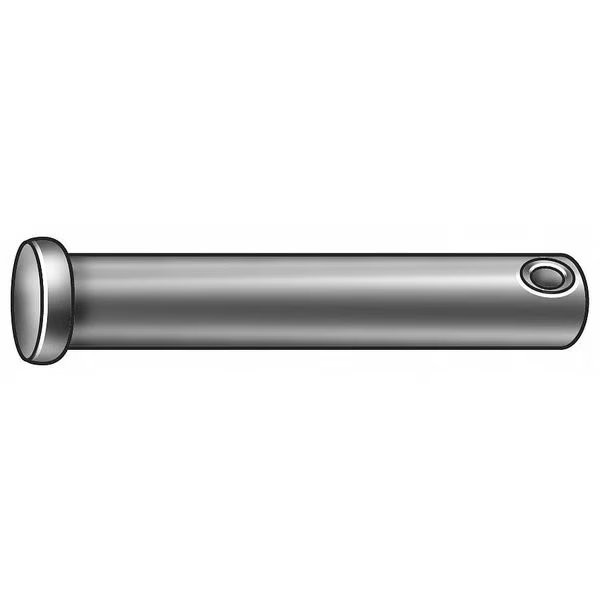 Zoro Select WWG-CLPZ-204 Clevis Pin, Zinc, 0.437×2 1/2 L, PK10