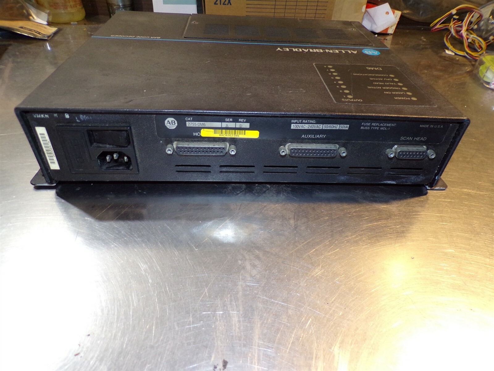 Allen Bradley 2755-DM6 Series A Rev. D Barcode Decoder *FREE SHIPPING*