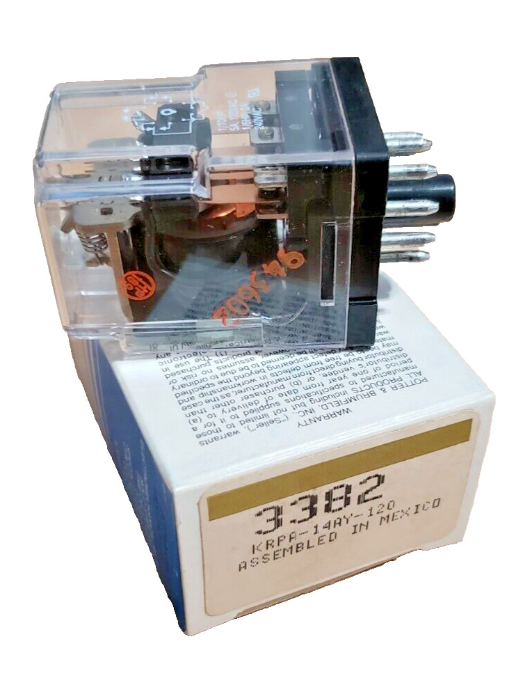 Potter & Brumfield KRPA-14AY-120 / KRPA14AY120 Relay (New in Box)