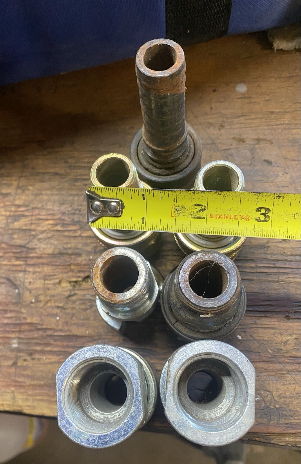 Lot 7 P SERIES PCC Dual Lock QUICK DISCONNECT PNEUMATIC COUPLER 1/2” & 3/4” NPT