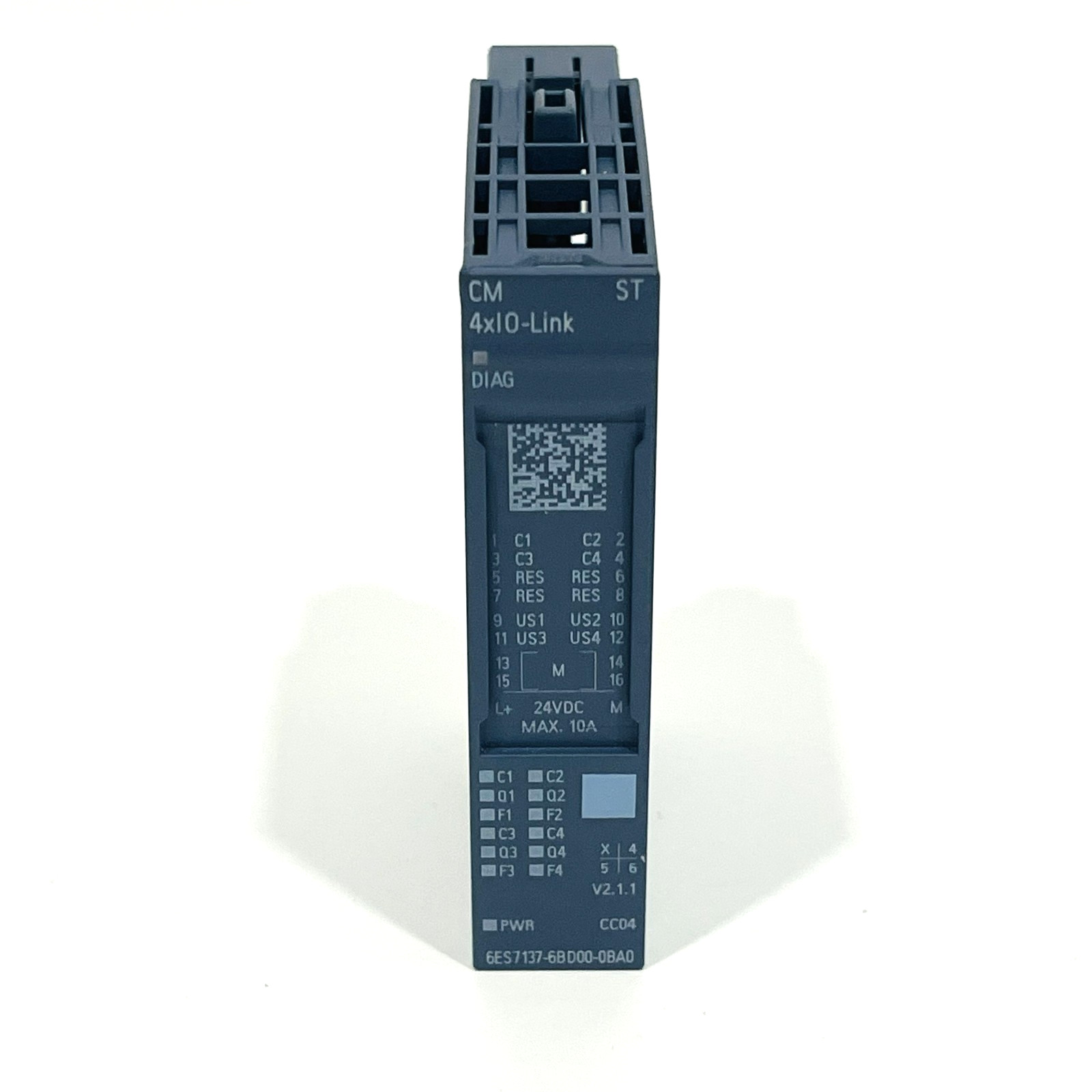 Used Siemens 6ES7137-6BD00-0BA0 CM 4xIO-Link ST Communication module IO-Link Mas