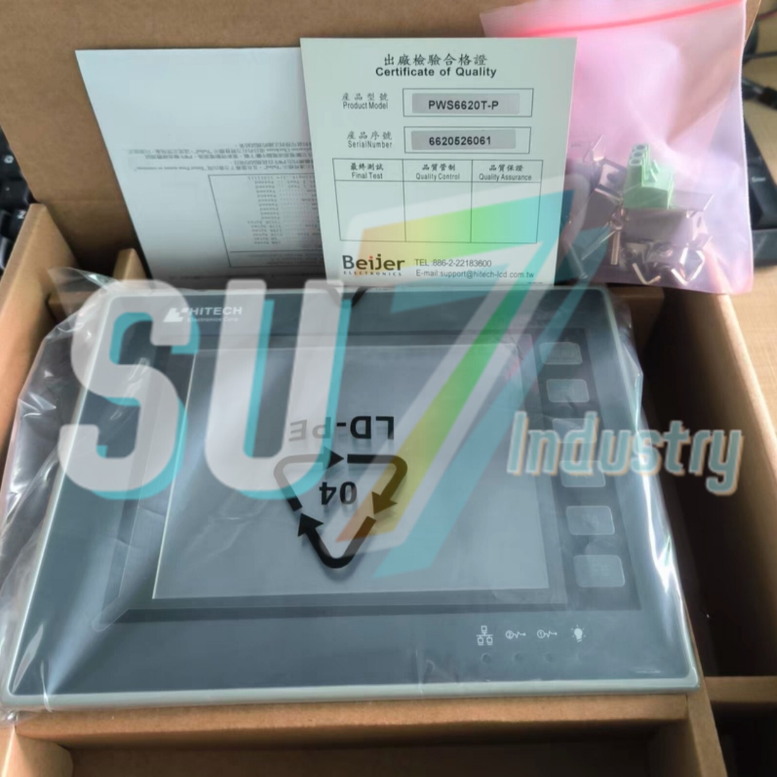 Hitech/BeiJer PWS6620T-P HMI Touch Panel# 1pcs New In Box