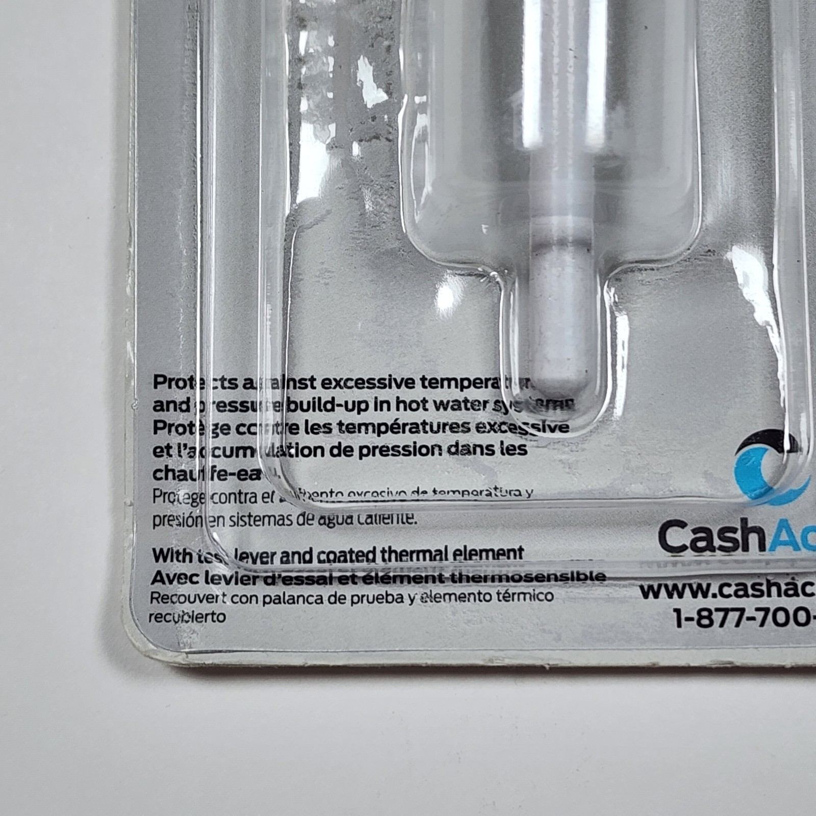 Cash Acme 23576-0150 3/4″ NCLX Temp & Pressure Relief Valve w/ 1-1/4″ Shank