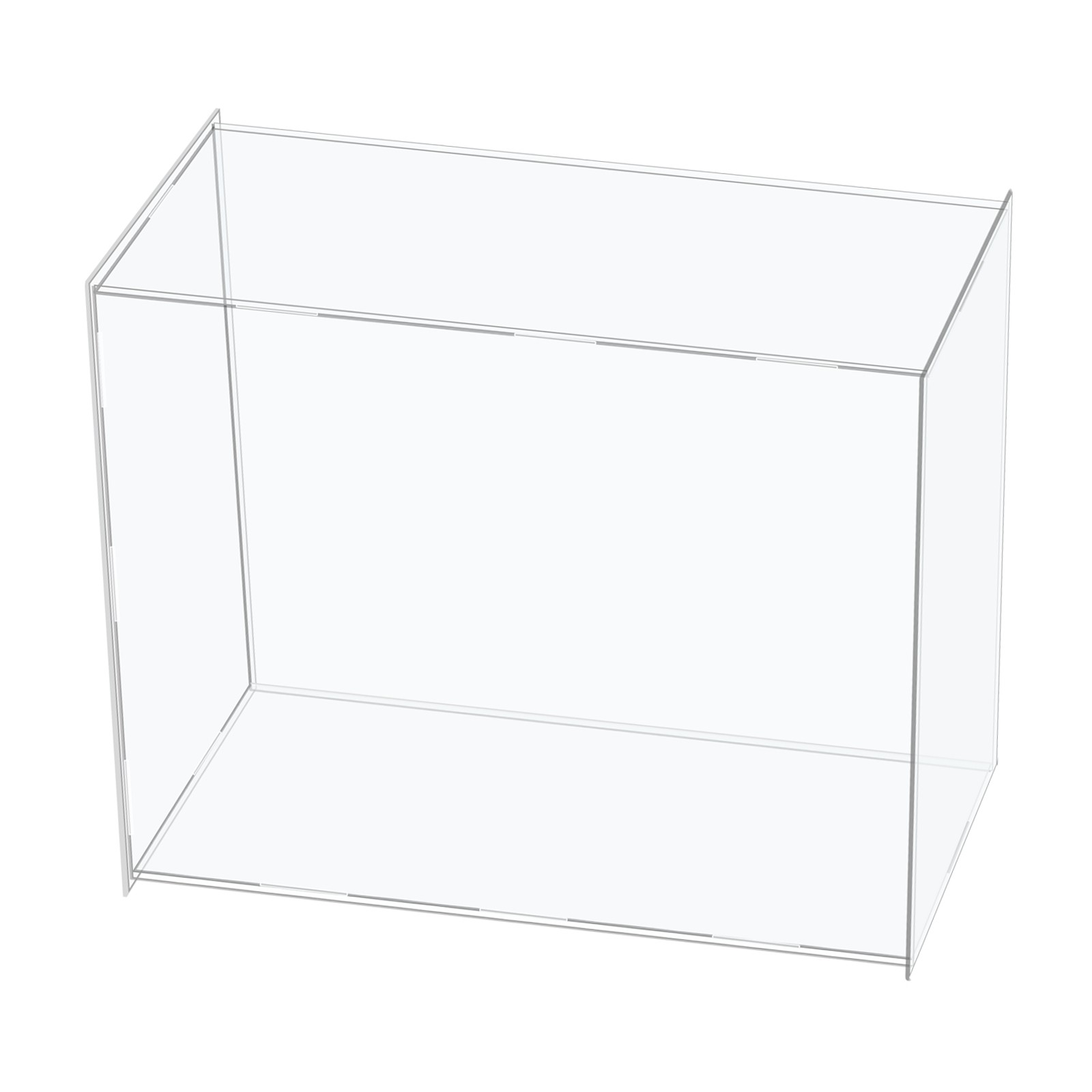 1Pcs 31x16x36cm Acrylic Display Case Storage Plastic Box Clear