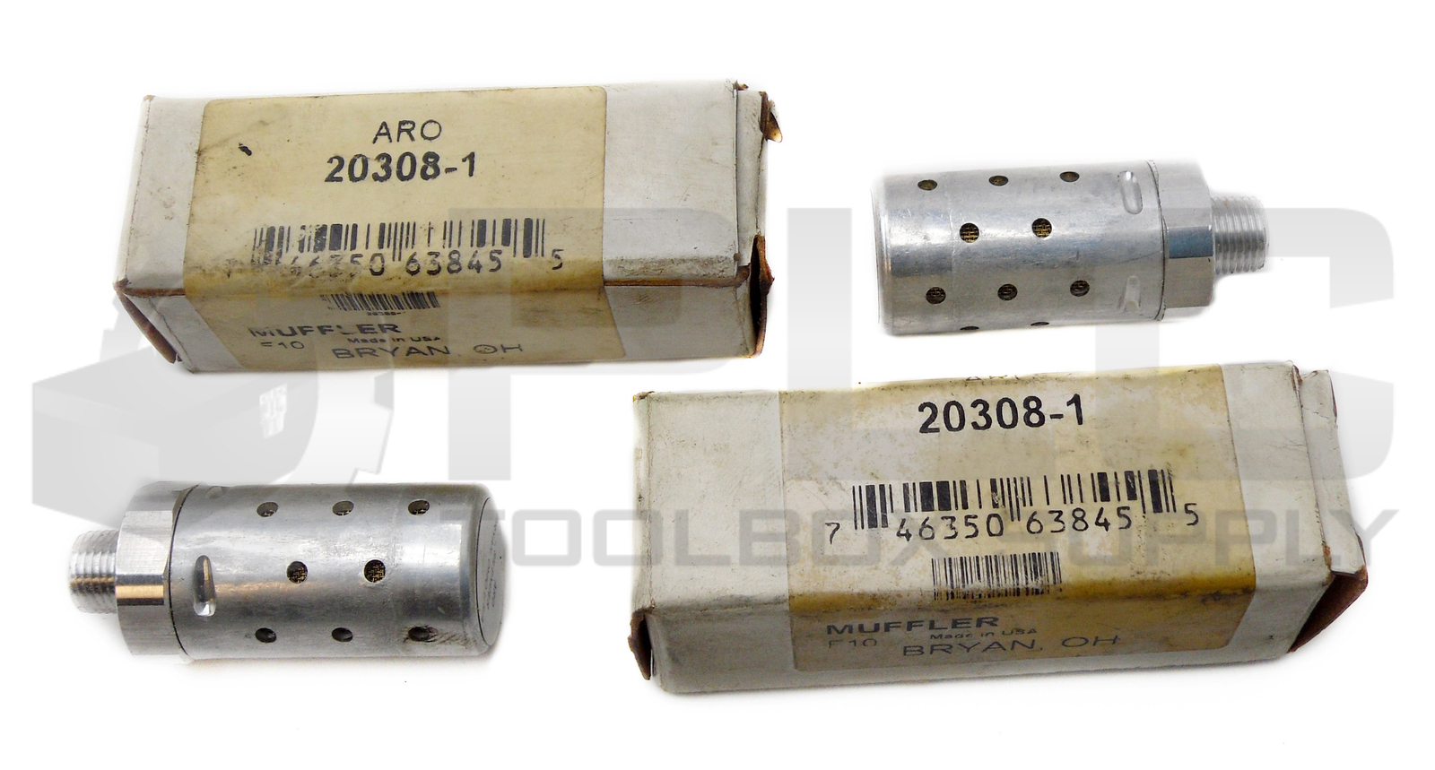 LOT OF 2 NEW ARO 20308-1 SILENCER MUFFLER 203081