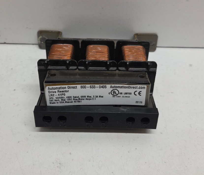 GUARANTEED! AUTOMATIONDIRECT 3PH 460V 2.1A LR2 LINE REACTOR LR2-41P0