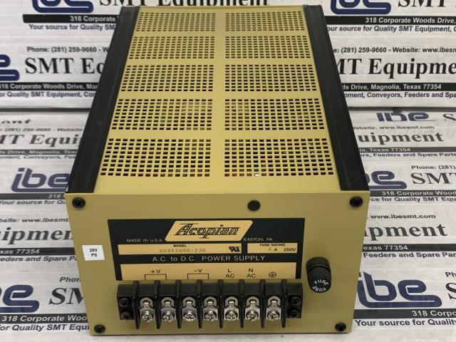 Acopian Power Supply – U28Y2000-230 w/Warranty