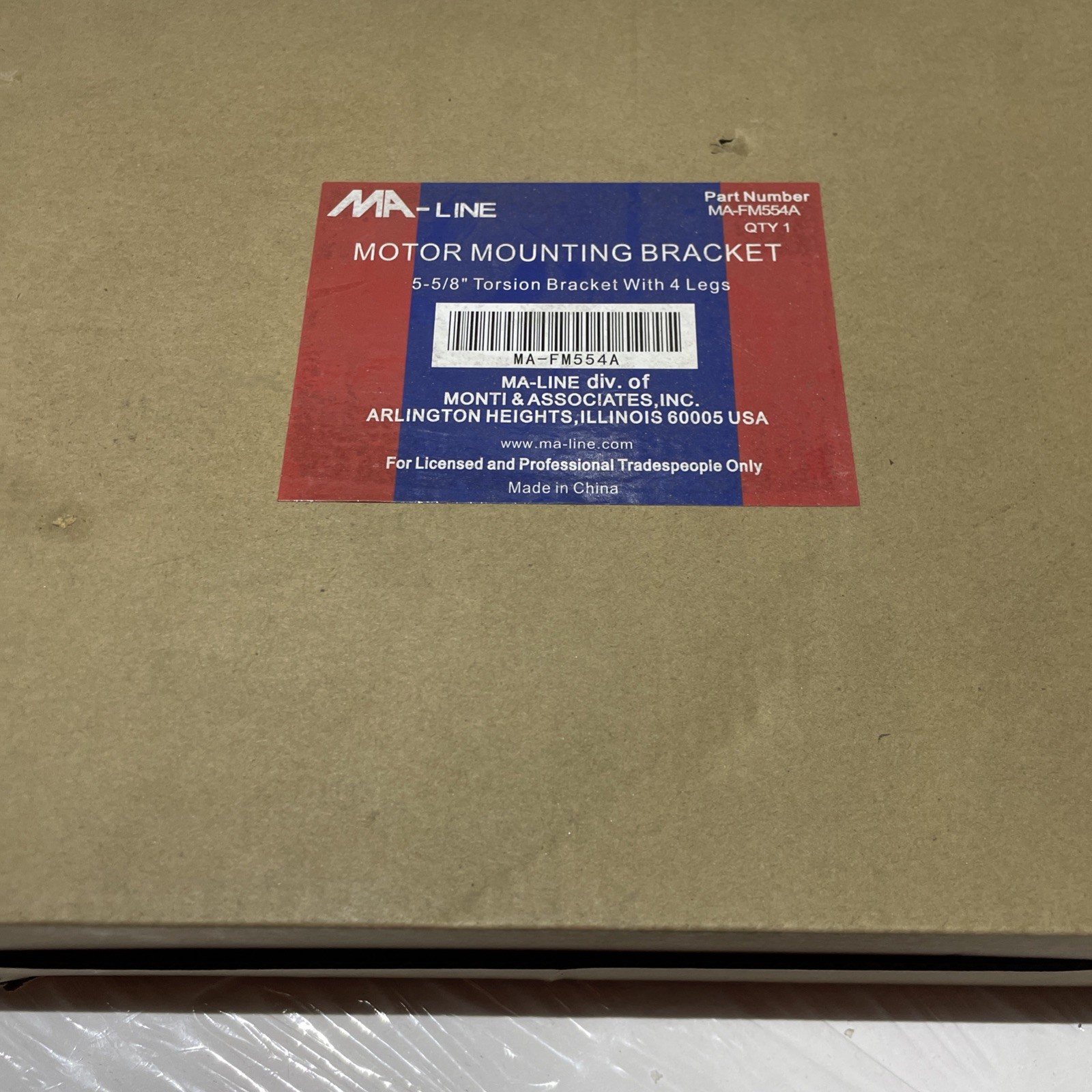 MA-Line MA-FM554A Motor Mounting Bracket 5-5/8″ Torsion 4-Leg