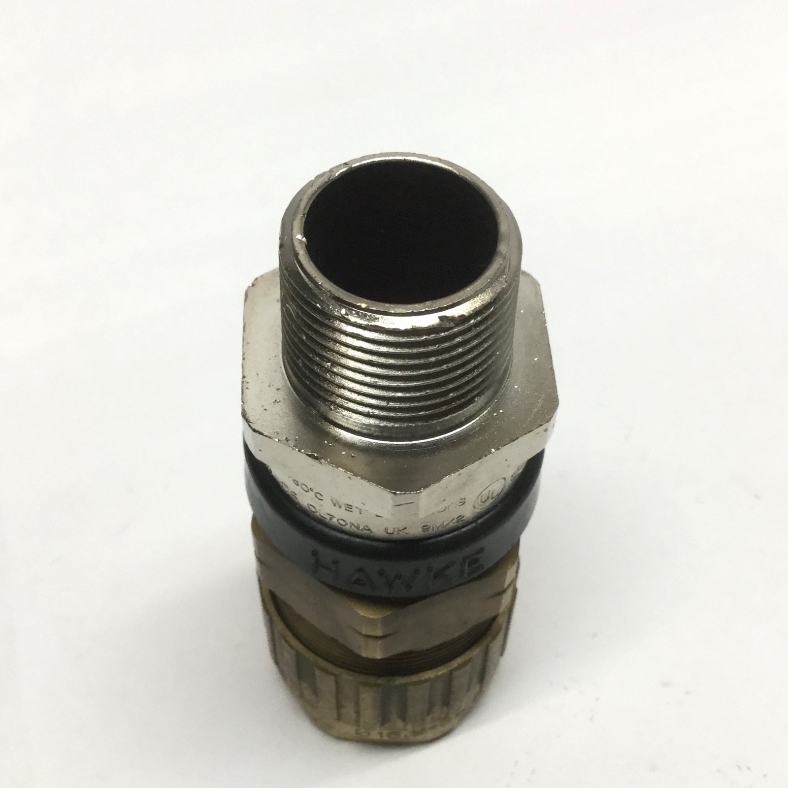 Hawke 153 B X Industrial Brass Cable Gland 3/4″ NPT Thread, 16.9-26mm