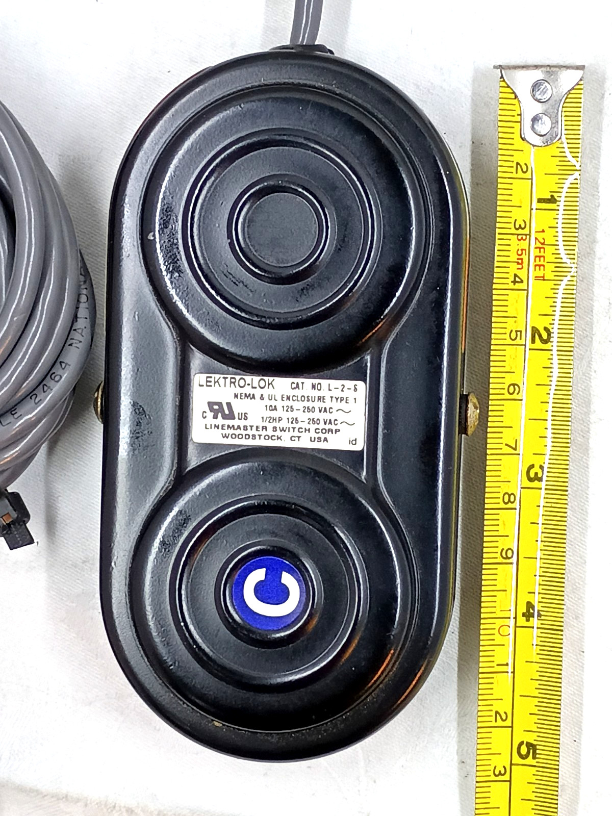 Linemaster L-2-S Foot Operated Switch 6-pin