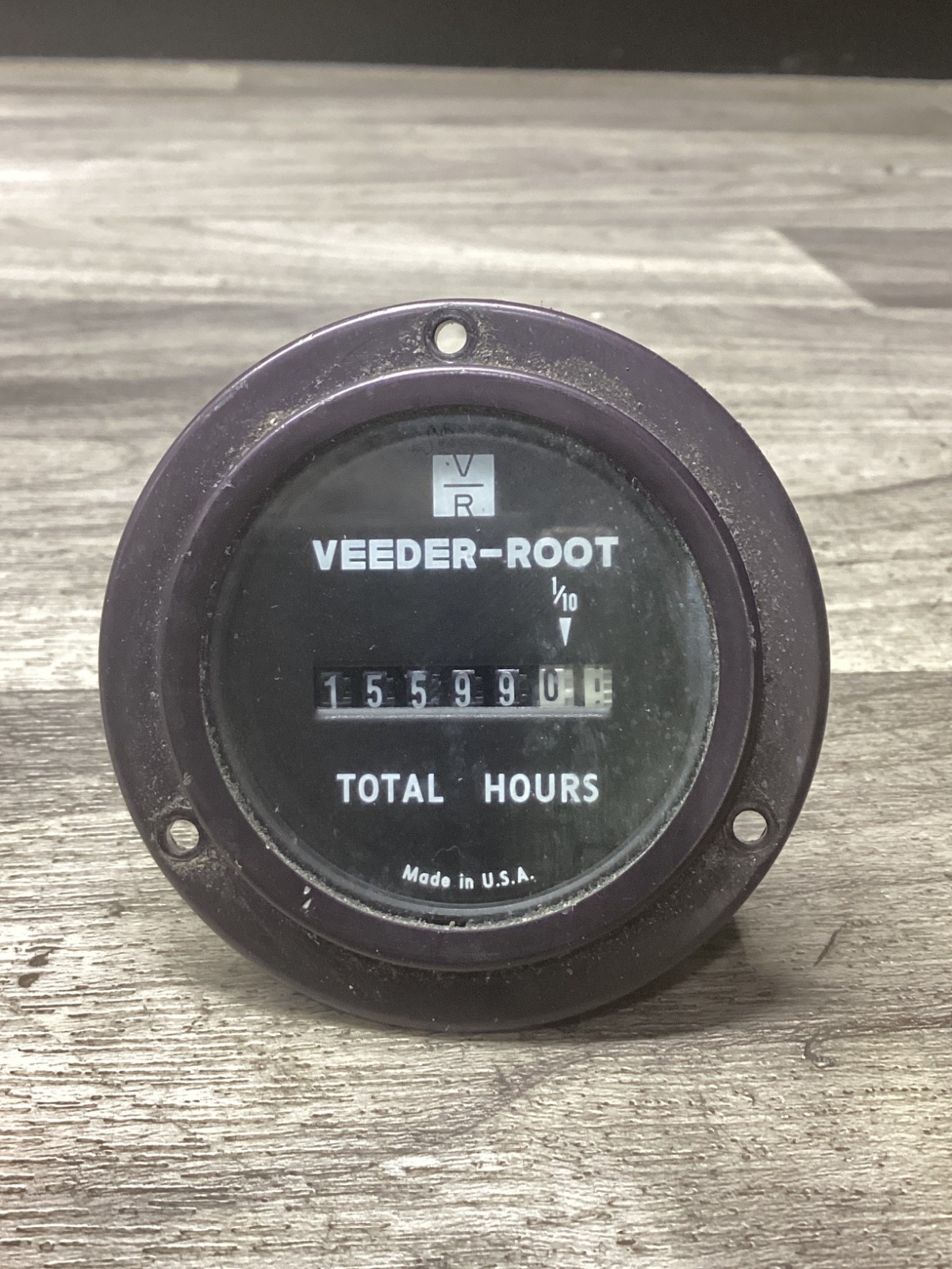 Veeder-Root Elapsed Time Indicator 779516-201 120V 60Hz 0.030A #100N48