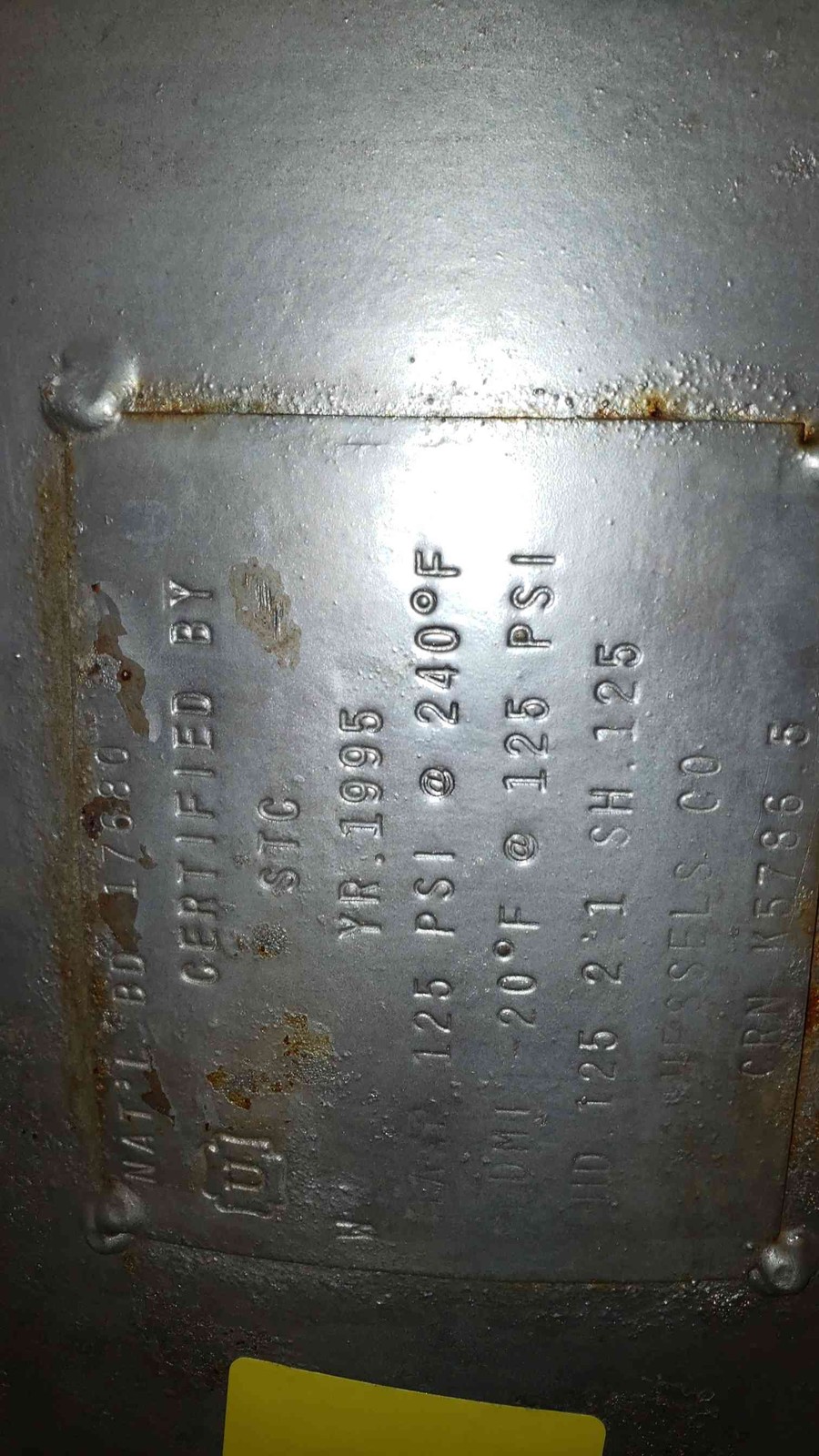 83″ Stainless Steel Storage Tank (SKU: 3084AA)(3084AA)