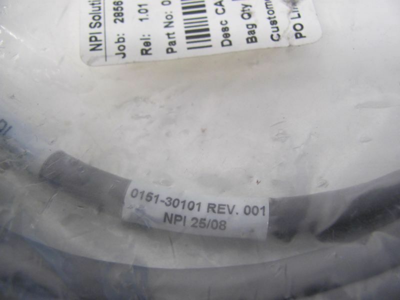 NPI SOLUTIONS CABLE ASSEMBLY HUB EXTENSION 25/08 0151-30101 NEW SEALED!!