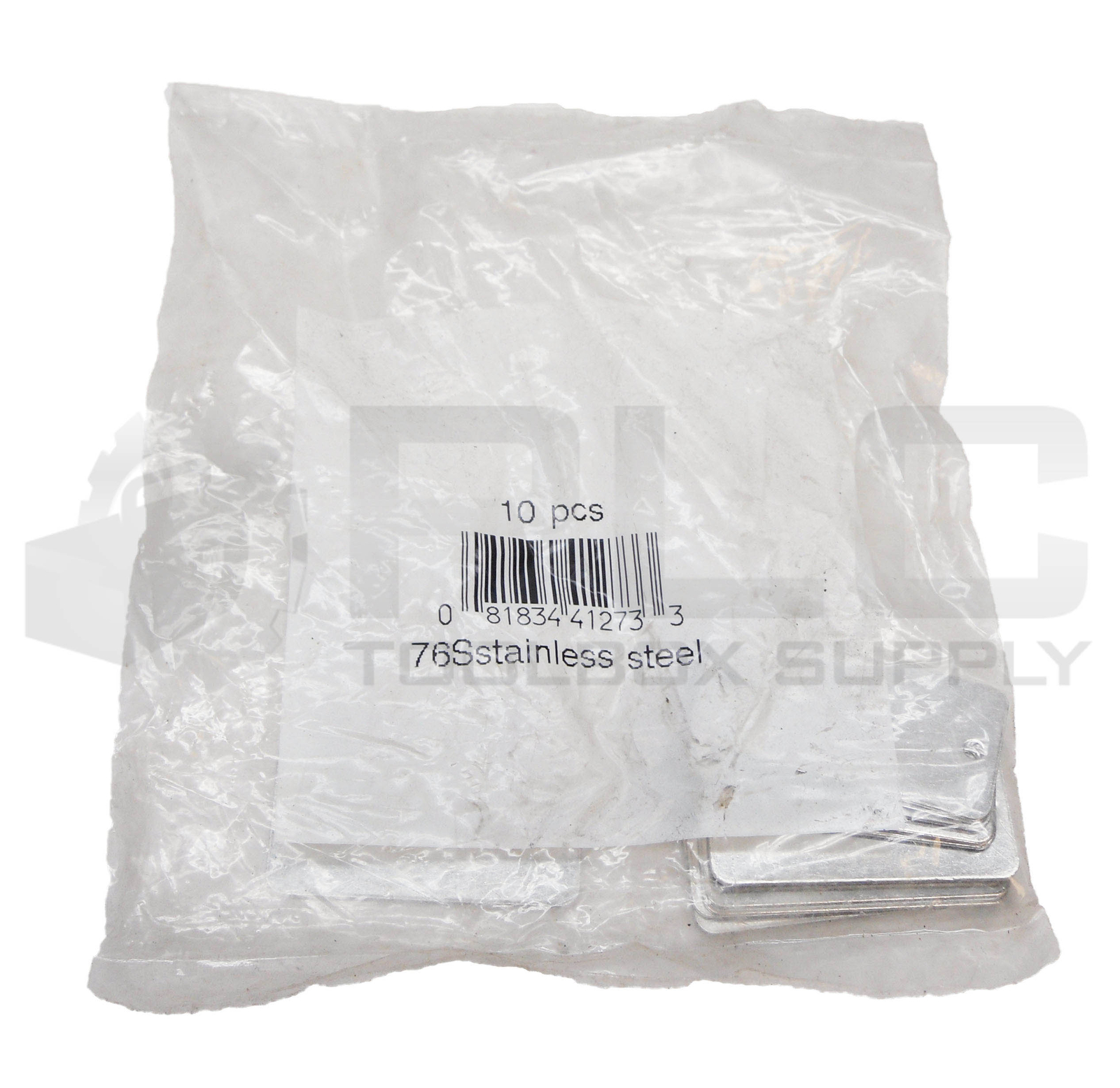 LOT OF 6 SEALED NEW C.H. HANSON 76S STAINLESS STEEL BLANK ID TAG 1″ X 2″