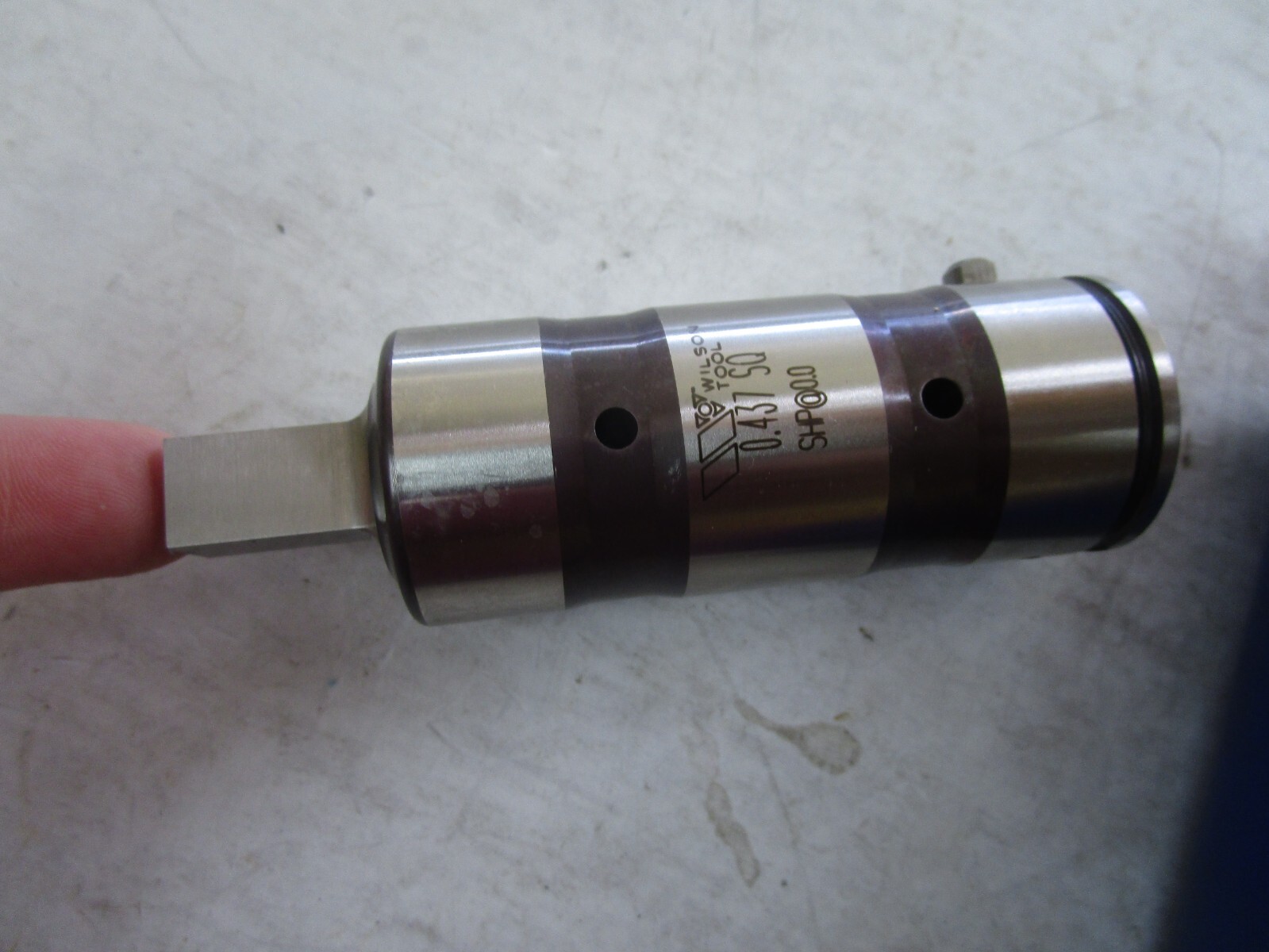 NEW WILSON TOOL 2586 1-1/4 THK HP WLS PUNCH SQ 0.437