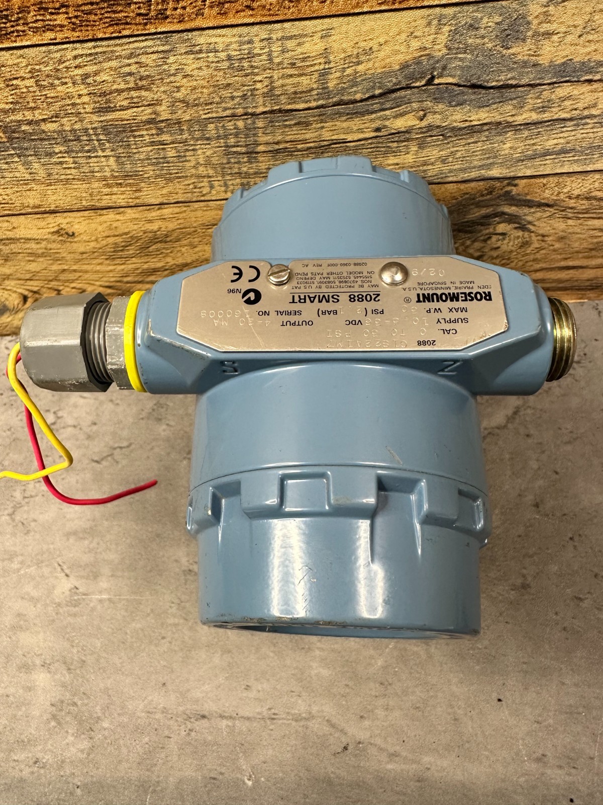 Rosemount Smart 2088 G2S22A1M7 Gage Pressure Transmitter 10.5-36v-dc 0-30psi