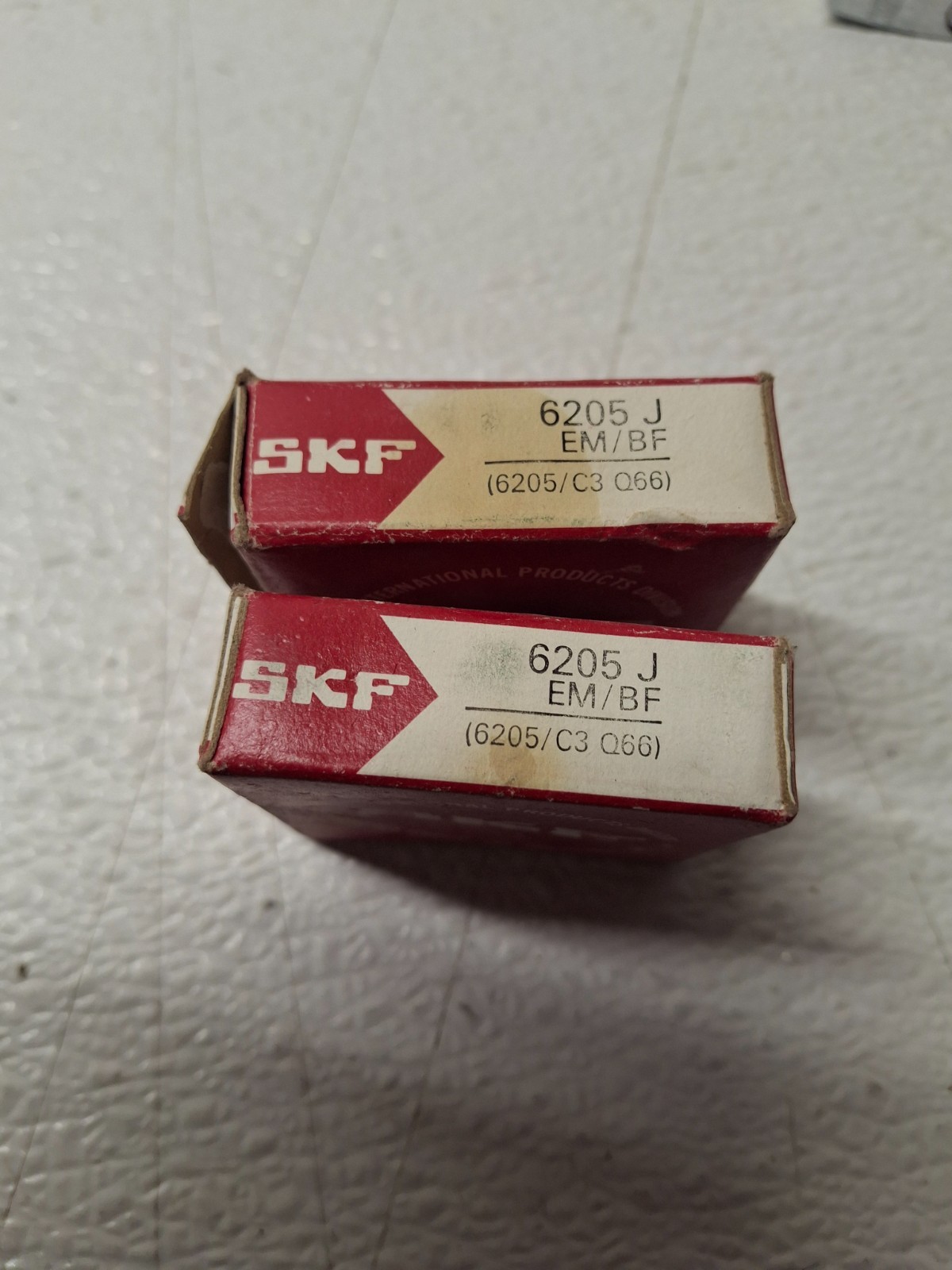 Vintage SKF Bearings (2) 6205 J