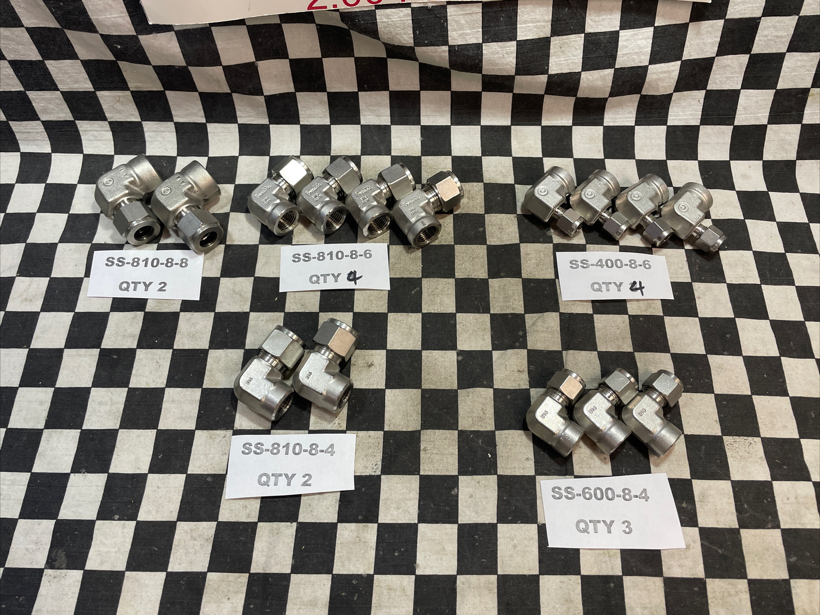 15x SWAGELOK SS-810-8-8 SS-810-8-6 SS-400-8-6 SS-810-8-4 SS-600-8-4 #1374V13