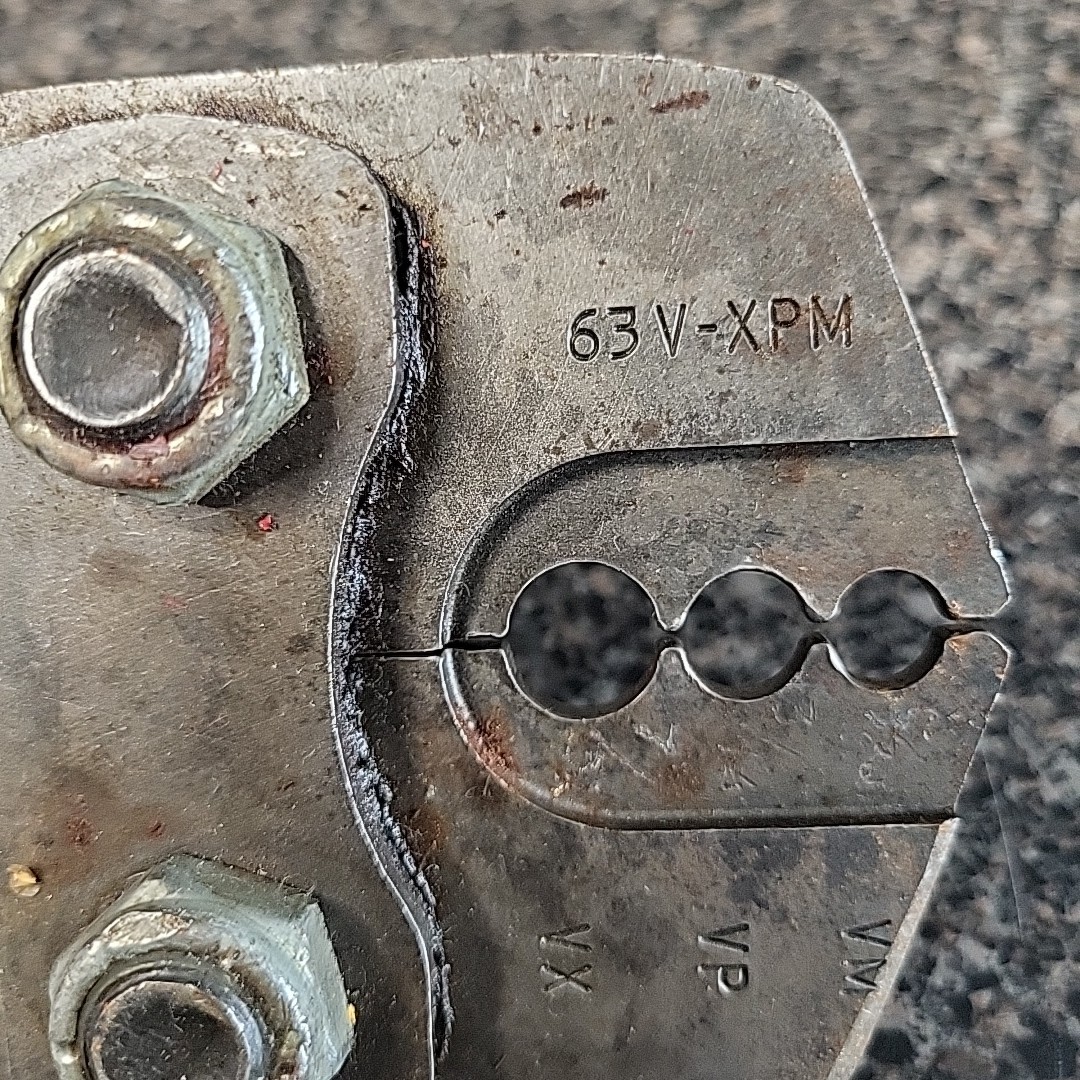 Vintage NICOPRESS 63V-XPM Hand Swaging Tool 63VXPM National Telephone Supply Co.