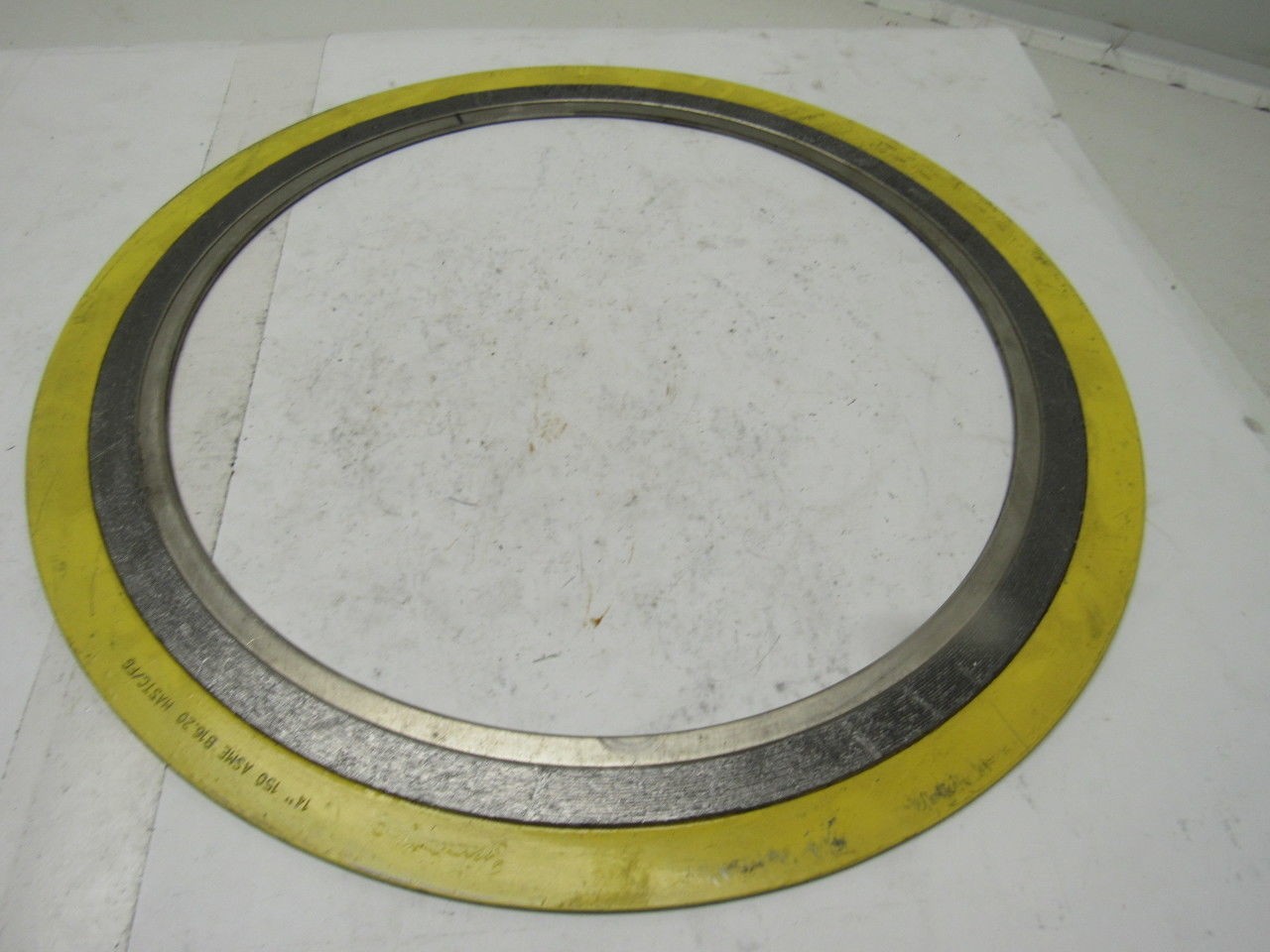 Leader INC600/HASTC/FG/CS 14″ #15 Spiral Wound Gasket Lot of 2