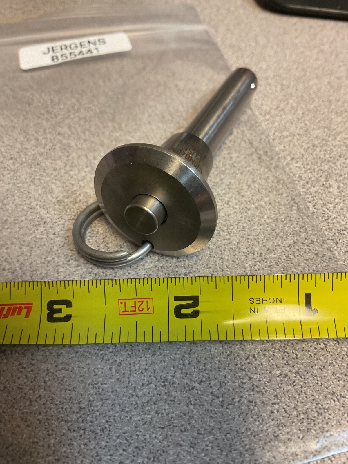 NEW JERGENS 855441 KLP HD BUTTON HANDLE 10MM X 40