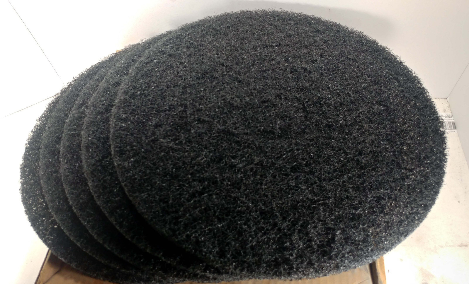 1 NEW CASE VIRGINIA ABRASIVES 416-50164 BLACK STRIPPER FLOOR PADS 5 QTY NIB