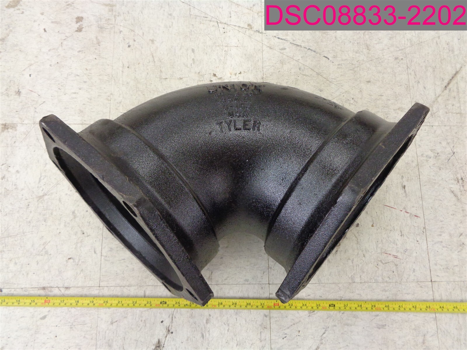 Tyler UNION 8″ MJ 90 Degrees Elbow 350DI C-153 Cast Ductile Iron