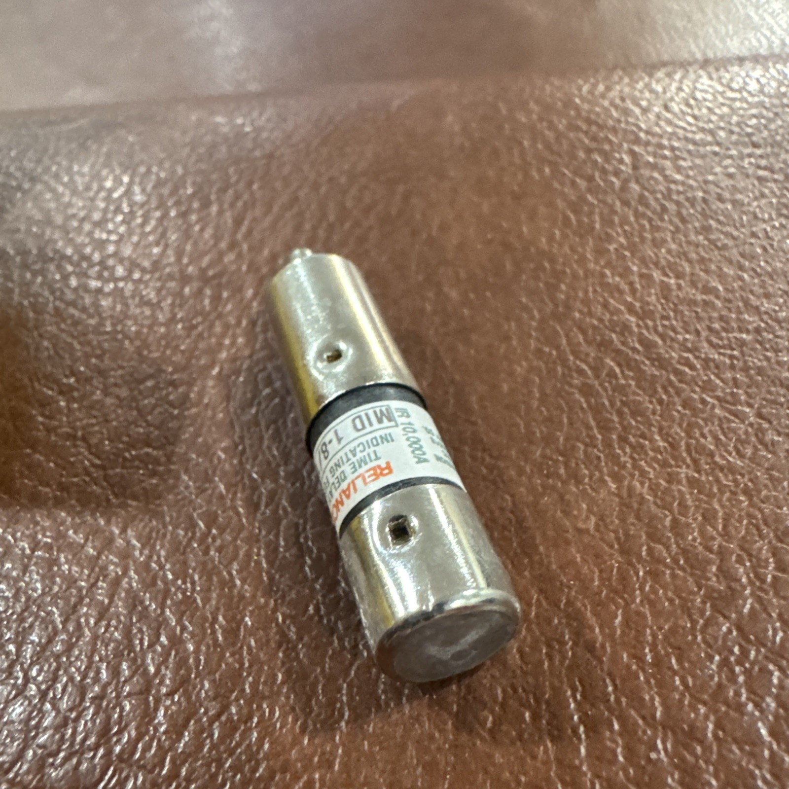 10x Fuses RELIANCE MID1-1/8 MIDGET TIME DELAY INDICATING FUSE 1-1/8A 250V
