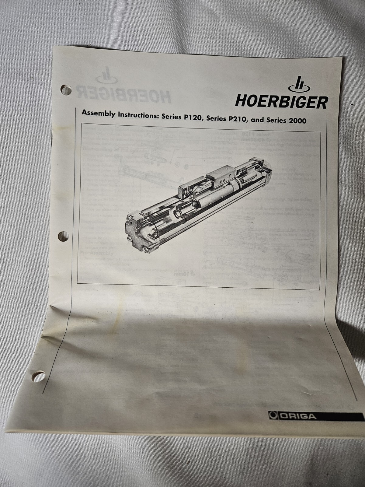 Origa SP128-B-S Hoerbiger Service Pack SP128BS Stroke 88″ Bore 80MM
